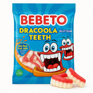 BEBETO Dracoola Teeth 80g BEBETO - Butikkom