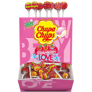 Chupa Chups Strawberry 3st Chupa Chups - Butikkom