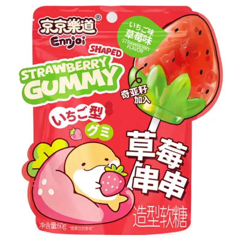 ENNJOI Strawberry Shaped Gummy Flavour 60g ENNJOI - Butikkom
