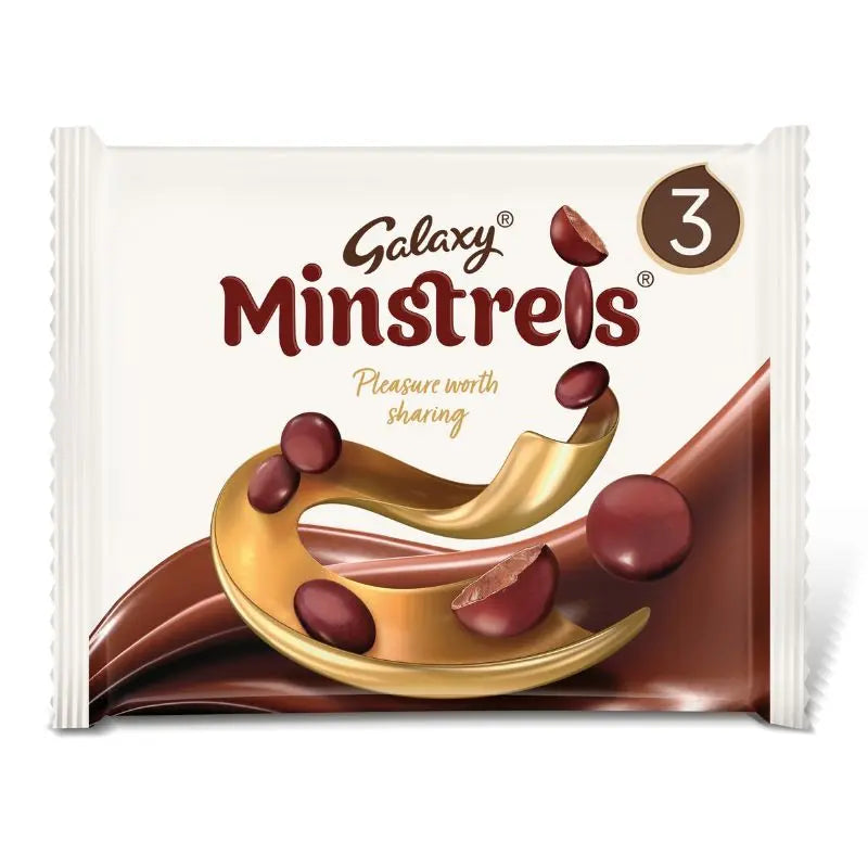 Galaxy Minstrels Chocolate Bags 3st x 42g Galaxy Choklad - Butikkom