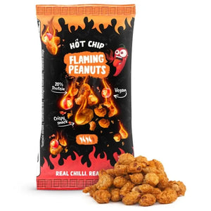 HOT CHIP Flaming Peanuts 70g HOT CHIP - Butikkom