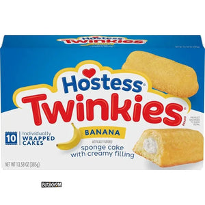 Hostess Banana Twinkies 385g Hostess - Butikkom