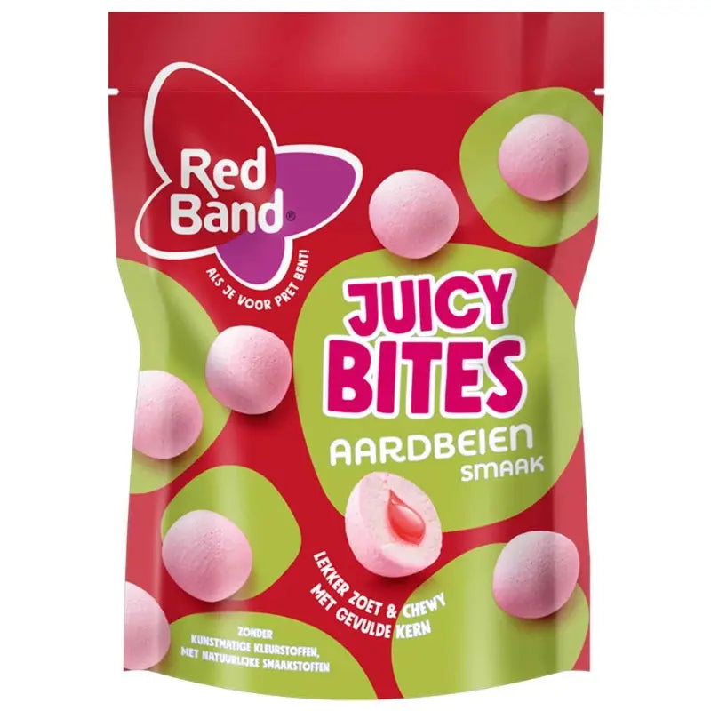 Red Band Juicy Bites Aardbeien 145g Red Band - Butikkom