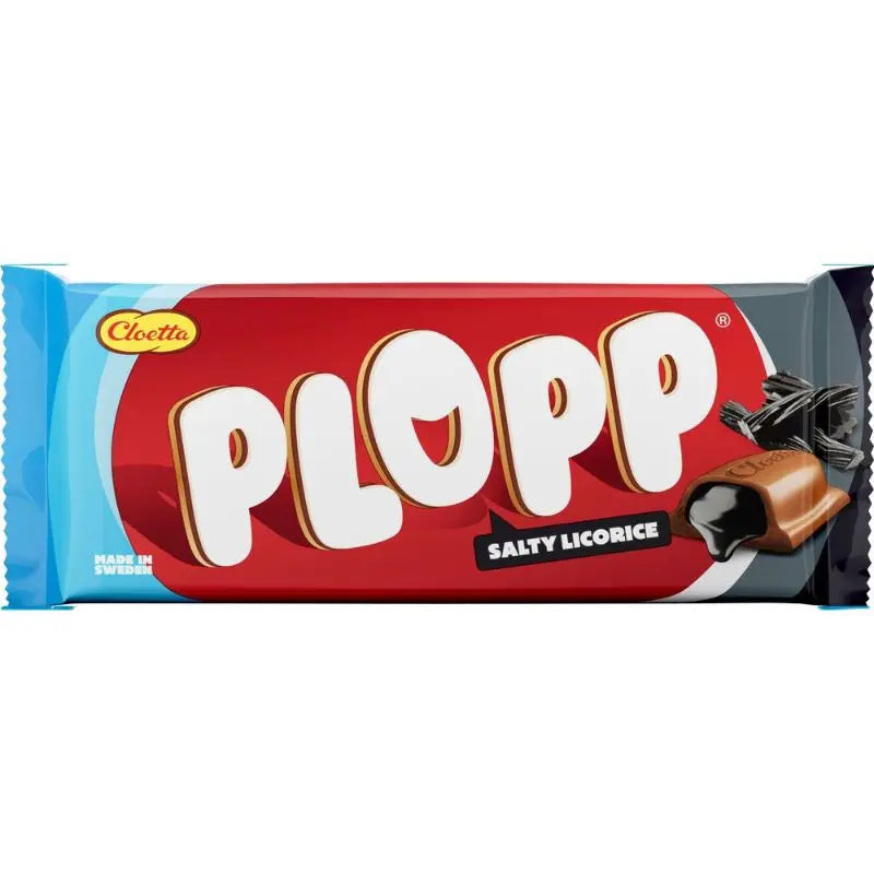 Plopp Salty Licorice 80g Cloetta - Butikkom