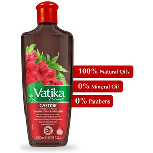 Ricin Hårolja, 200ml Vatika - Butikkom