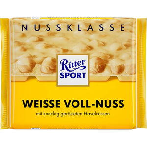 Ritter Sport White Whole Hazelnuts 100g Ritter Sport - Butikkom
