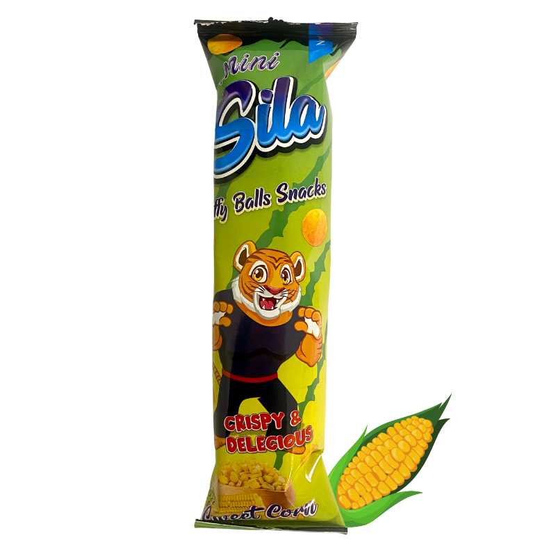 Sila Mini Balls Snacks Sweet Corn 20g Derby - Butikkom