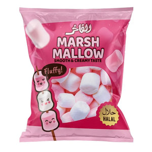 Alfakhr Marshmallow Large White &amp; Pink 65g