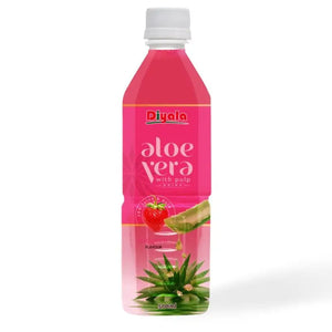 Aloe Vera jordbær 500 ml