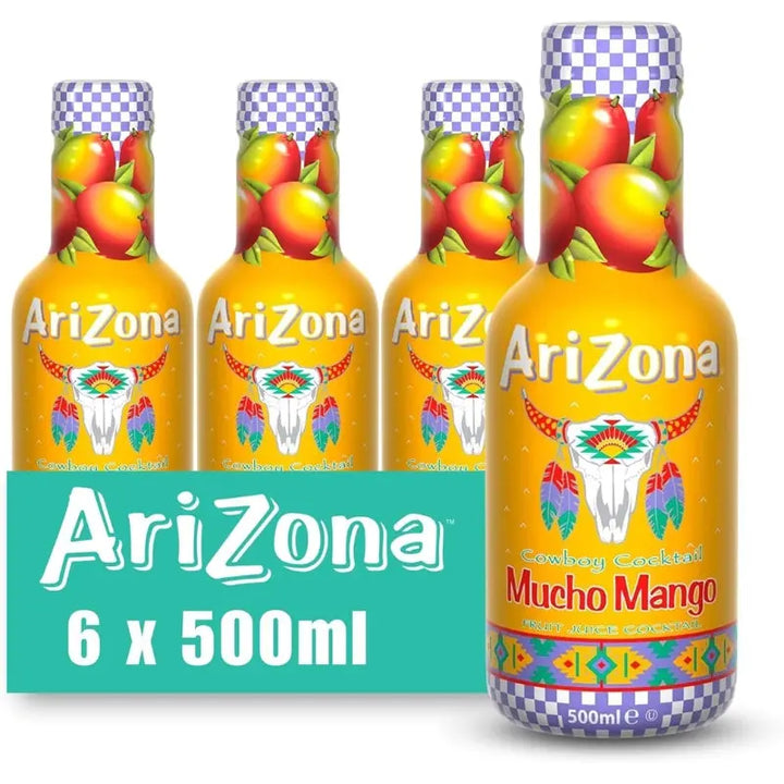 Arizona Mucho Mango 6 x 500ml Arizona - Butikkom