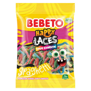 BEBETO Happy Laces Sour Rainbow 70g