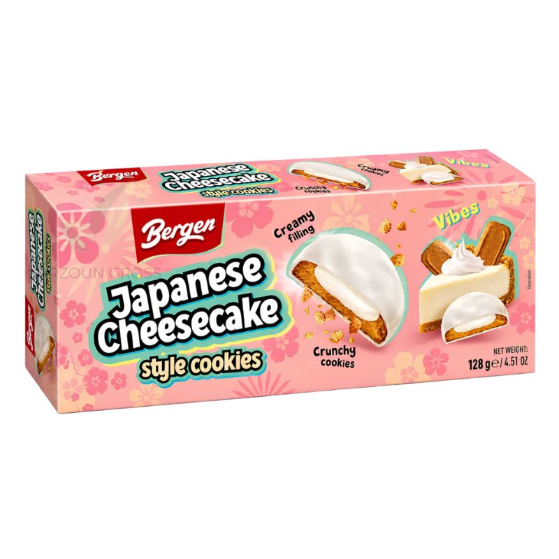 Bergen Japanese Cheesecake Style Cookies 128g