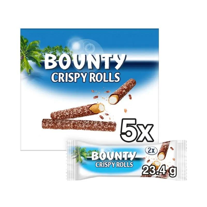 Bounty Crispy Rolls 5 pack 117g Twix - Butikkom