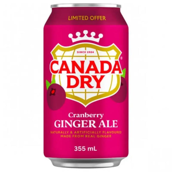 Canada Dry Cranberry Ginger Ale 355ml Canada Dry - Butikkom