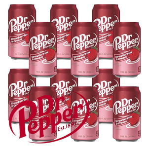 Dr Pepper Strawberry & Cream 12 x 355ml