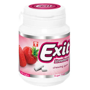 Exit Tyggegummi Jordbær 61g