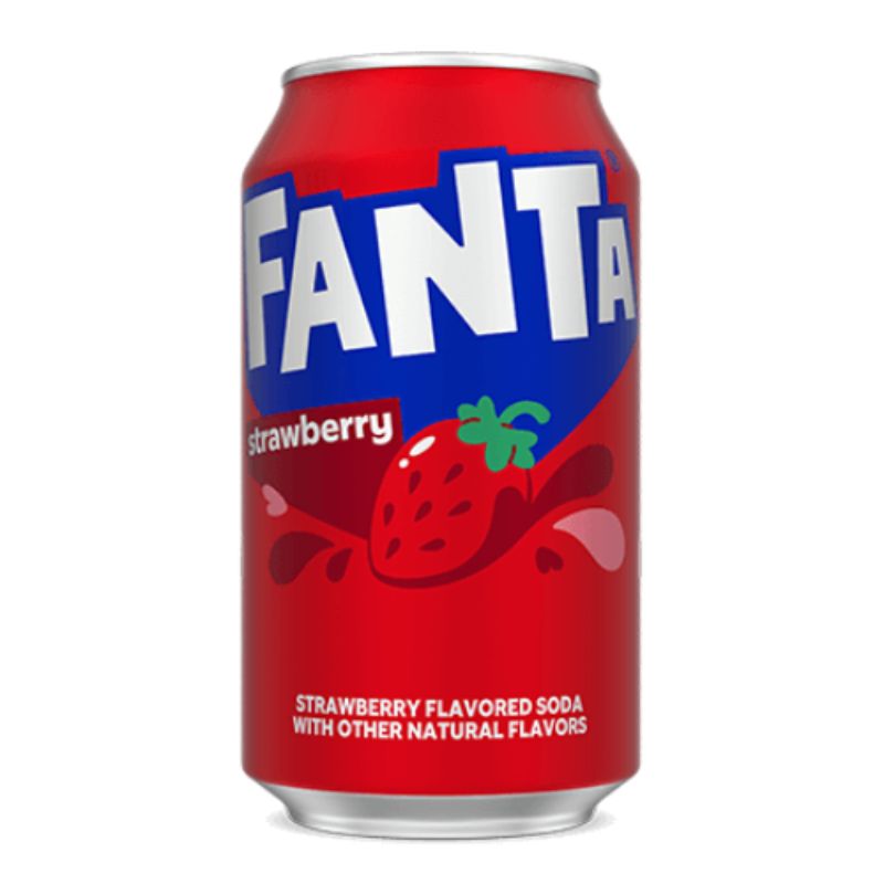 Fanta jordbær 355 ml