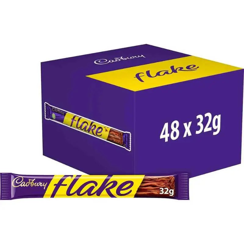 Flake Chocolate Bar 48 x 32g Cadbury - Butikkom