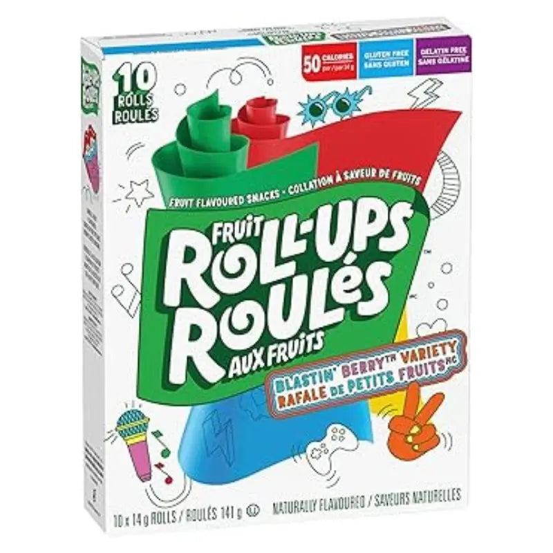 Fruit Roll-Ups Blastin Berry 141g Betty Crocker - Butikkom