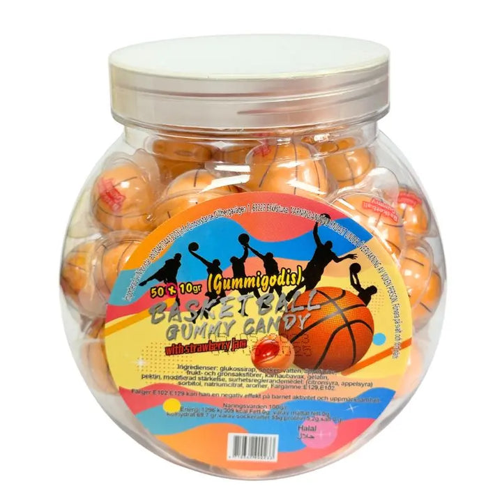 Gummigodis Basketball 10g Van Holten's - Butikkom