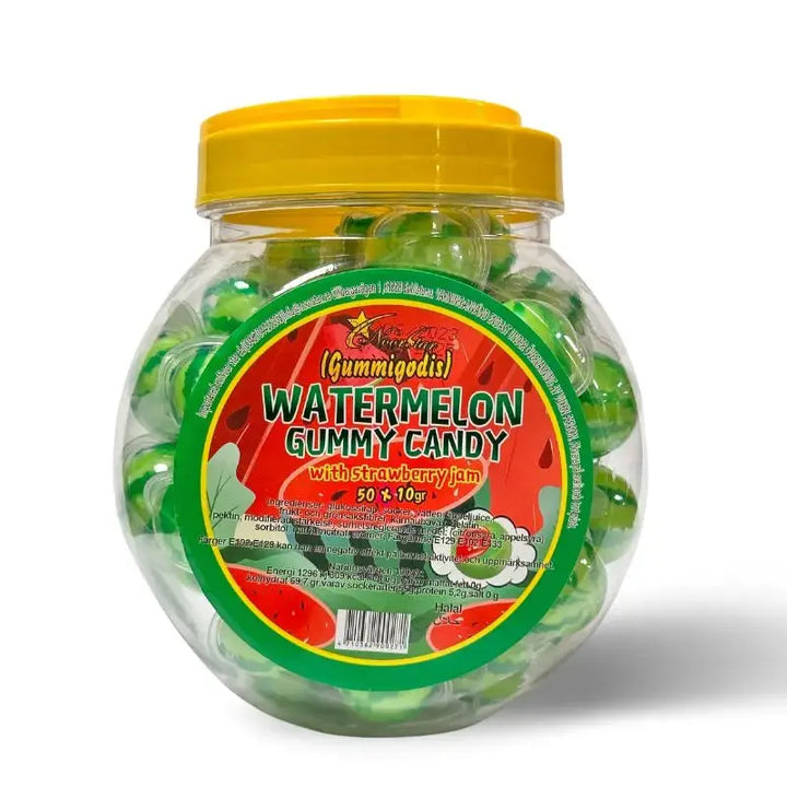 Gummigodis Vattenmelon 50st x 10g - Butikkom