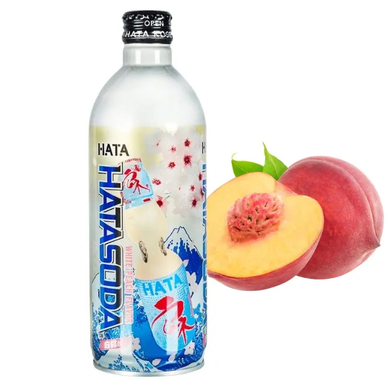 HATA KOSEN Soda Peach Flavor 500ml Ramune - Butikkom