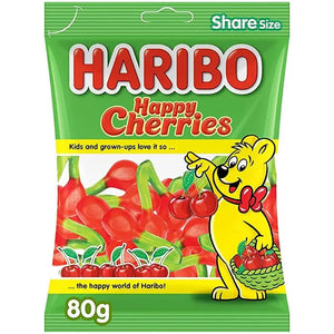 Haribo Happy Kirsebær 80g