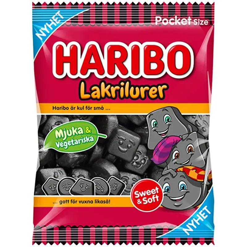 Haribo Lakrilurer 80g Haribo - Butikkom