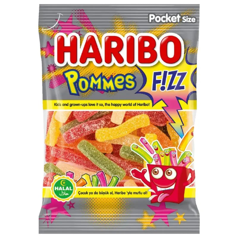 Haribo Pommes Sour 100g Haribo - Butikkom