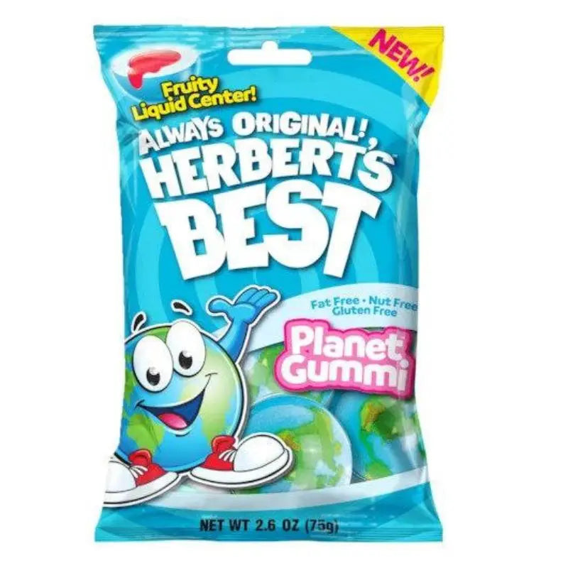 Herberts Best Planet Gummi 75g efrutti - Butikkom