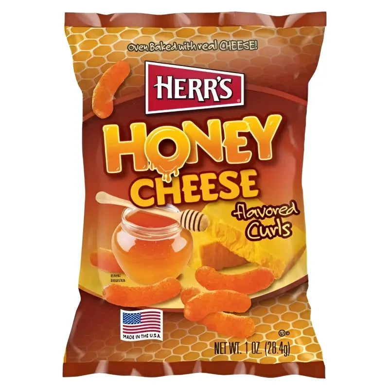 Herr's Honey Cheese Curls 28g Herr´s - Butikkom