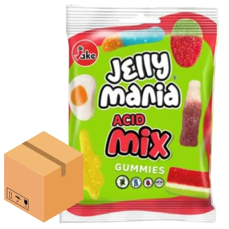 Jake Jellymanía Acid Mix 24 x 70g Jake - Butikkom