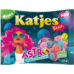Katjes Astro Queen of Stars Sauer 175g Katjes - Butikkom