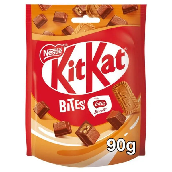 KitKat Bites Lotus Biscoff 90g Nestlé - Butikkom