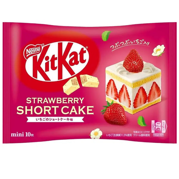 KitKat Mini Strawberry Short Cake 116g Nestlé - Butikkom