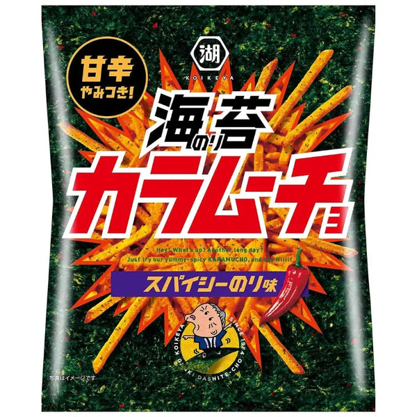 Koikeya Karamucho Potato Sticks Spicy Seaweed 92g Koikeya - Butikkom
