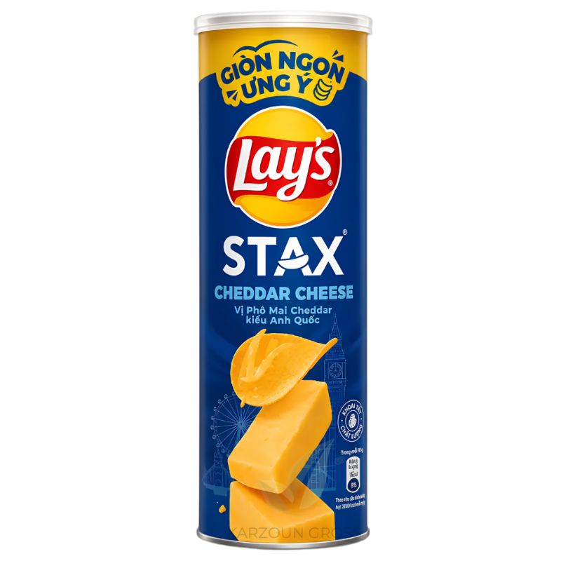 Lay's Stax Cheddar Cheese 90g