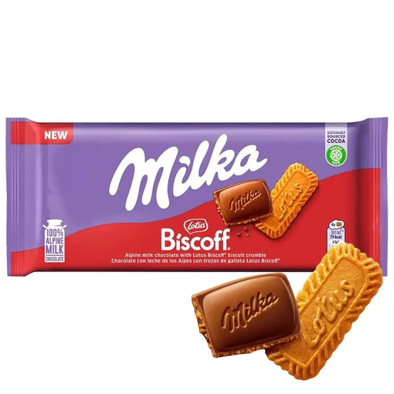 Milka Lotus Biscoff 90g Milka - Butikkom