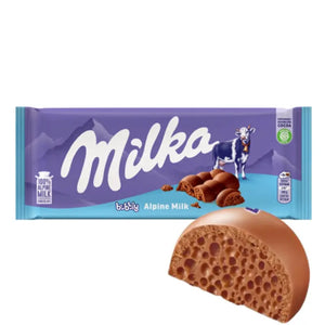 Milka Bubbly Alpine Milk 90g