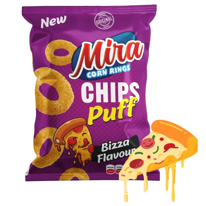 Mira Chips Puff Bizza 60g Mira - Butikkom