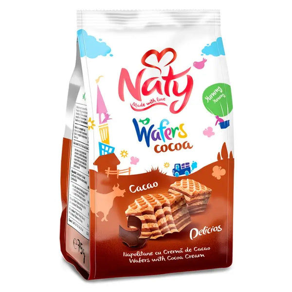 Naty Wafer Cacao Cream 140g European Food - Butikkom
