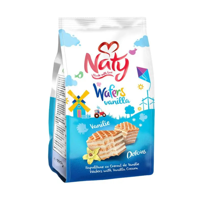 Naty Wafer Vanilj Cream 140g European Food - Butikkom