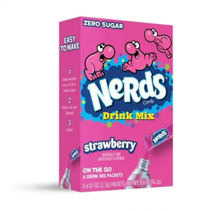 Nerds PwdMix Jordbær 6 stk x 2,7g