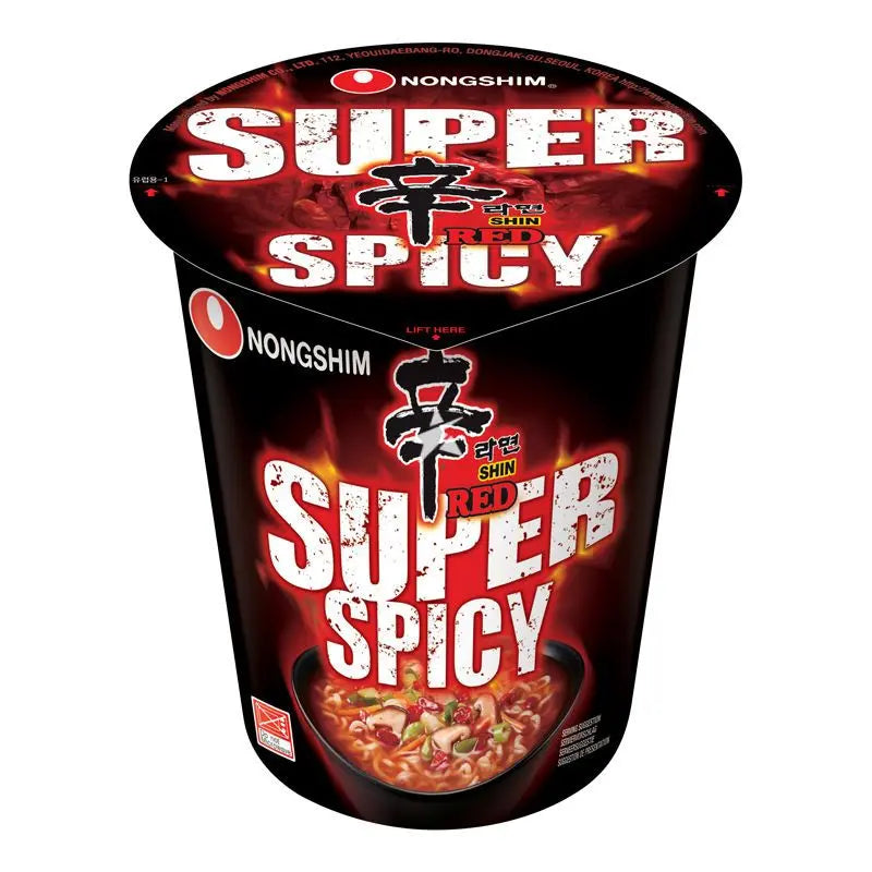 Nongshim Shin Ramen Red Super Spicy 68g Nongshim - Butikkom