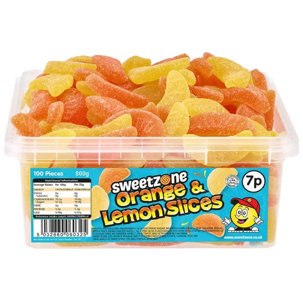 Orange & Lemon Slices 800g Sweetzone - Butikkom