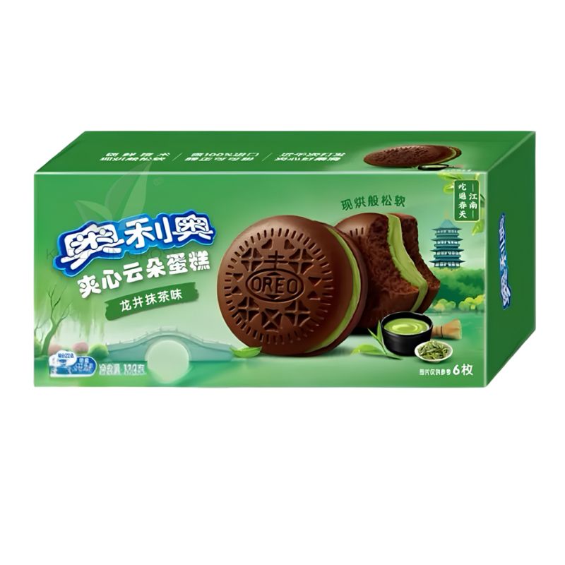 Oreo Cloud Cake Longjing Matcha 132g