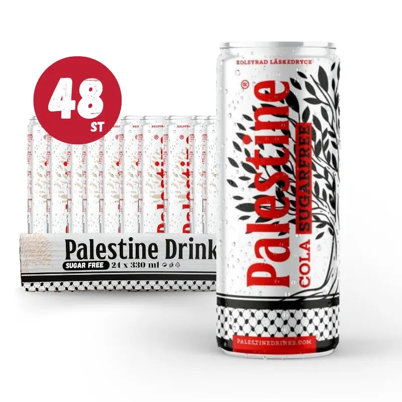 Palestine Cola Sugar Free 48 x 330ml Palestine Drinks - Butikkom