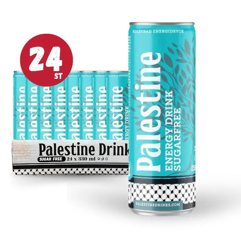 Palestine Energy Drink Sugar Free 24x250ml Palestine Drinks - Butikkom