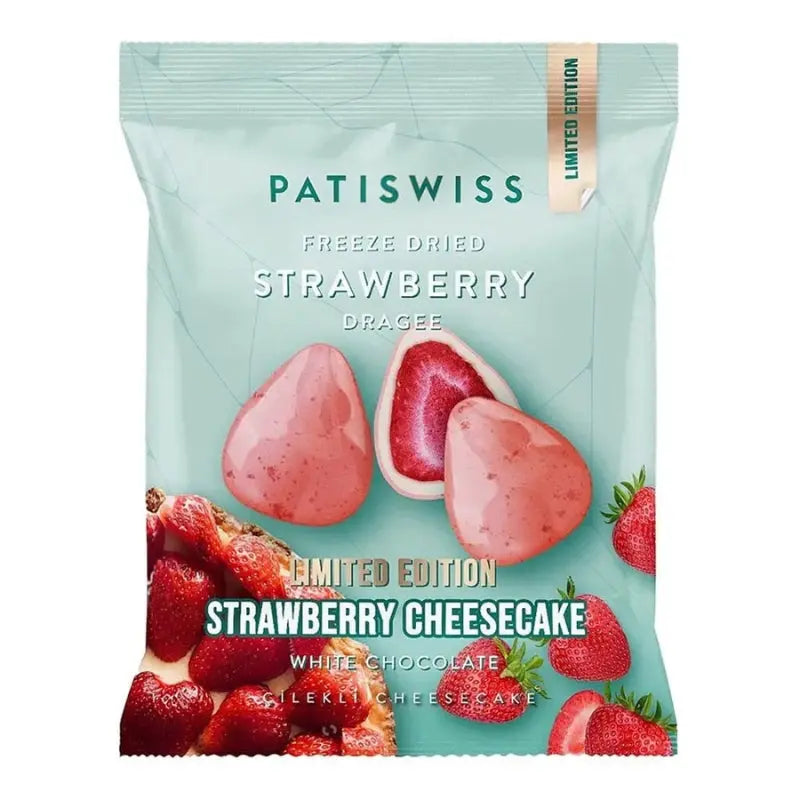 Patiswiss Dried Strawberry & Strawberry Cheesecake 50g PATISLOVE - Butikkom