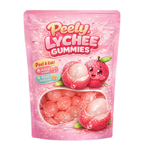 Peely Gummy Lychee Shaped 60g